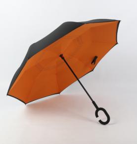 High Quality Orange Inverted Umbrella