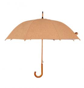 Curved Wooden Handle Long Umbrella